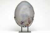 Agate Slab on Metal Base - Brazil #206945-1